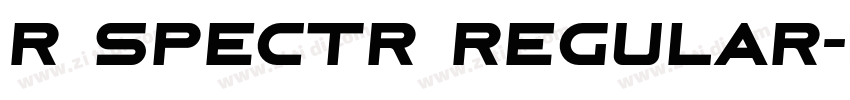 R Spectr Regular字体转换